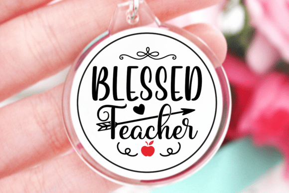 Blessed Teacher SVG: Graphics for Crafts