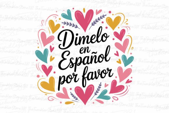 Dimelo En Espanol Svg: Graphics for Crafts