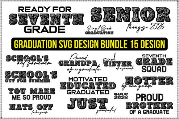 Graduation SVG Bundle: Smart Graphics for Crafts