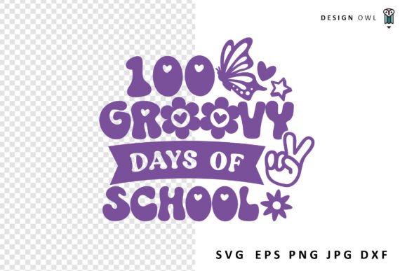 Groovy School SVG for Crafts & Graphics