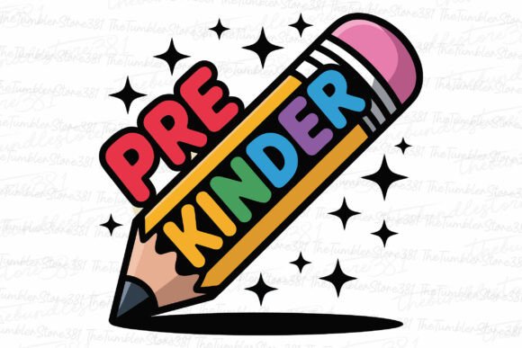 Pre Kinder Svg Teacher Svg: Graphics for Crafts