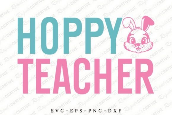 Review: Hoppy Teacher SVG Design for Easter Embroidery