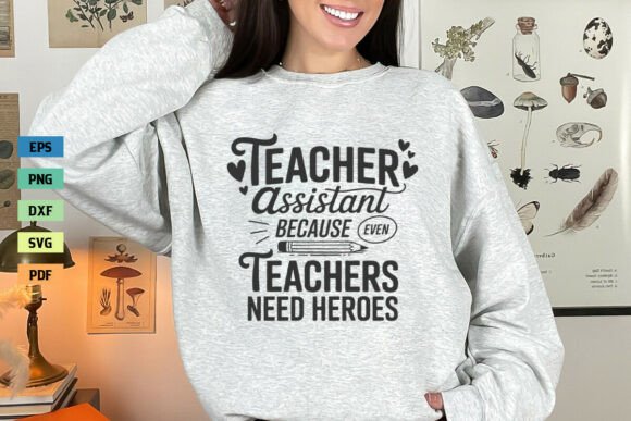 Teacher Assistant SVG for Crafts & Graphics