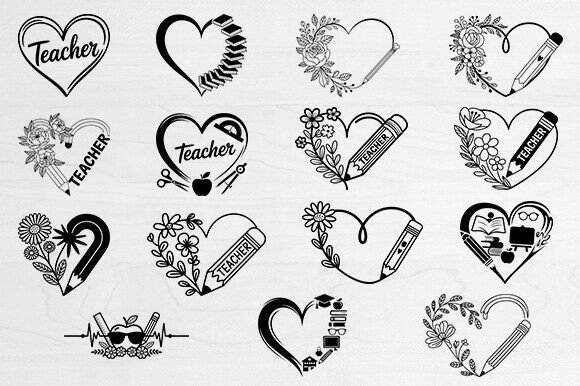 Teacher Heart SVG: Crafts & Graphics Review