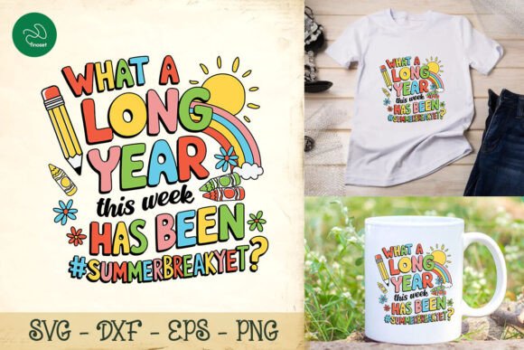Teacher Summer SVG for Crafts & Graphics