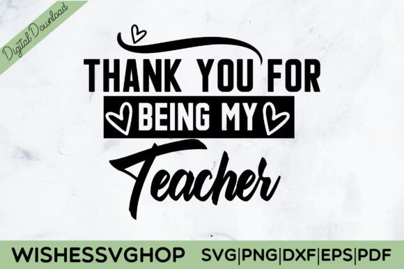 Teacher SVG & PNG Graphics for Crafts