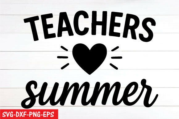 Teachers Summer Png: Graphics for Crafts