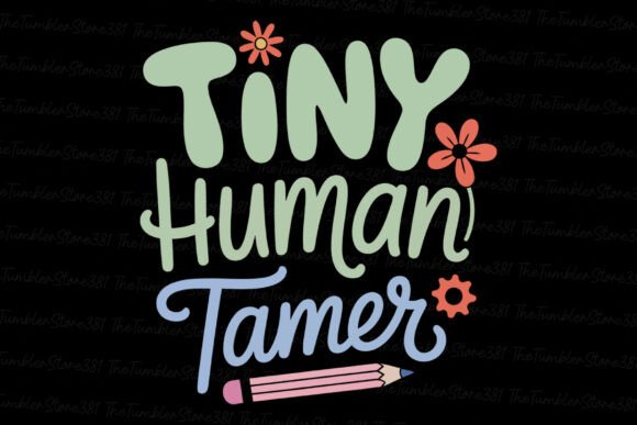 Tiny Human Tamer Teacher Graphics for Crafts