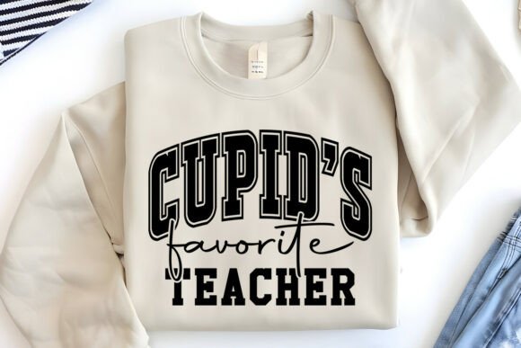 Valentine Cupid’s Favorite Teacher SVG for Crafts & Graphics